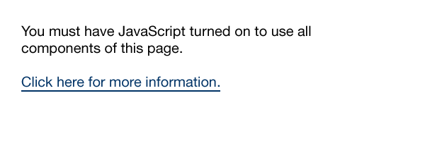 Sorry, JavaScript is required. Click for more information.