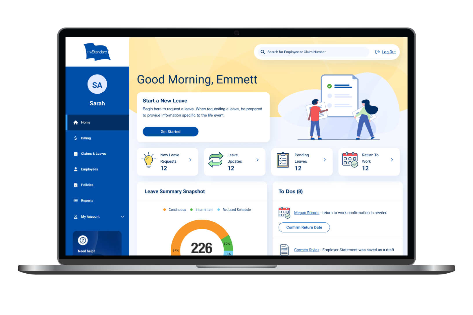 Absence Management Experience | The Standard