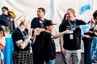 Attendees at the Friends of the Children friendraiser