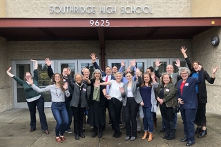 Group photo at Southridge High School