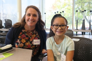 Photo of a woman with a girl