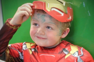 Photo of a boy in costume