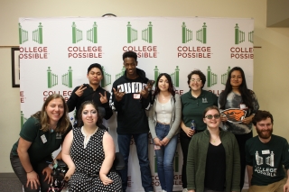 Photo of students at a College Possible gathering