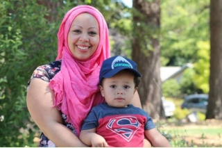 Photo of a mother and child