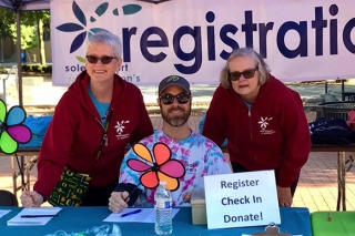 Parkinson's Resources of Oregon check-in table