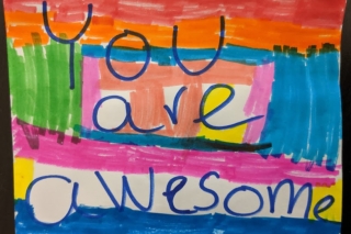 Photo of a You Are Awesome sign
