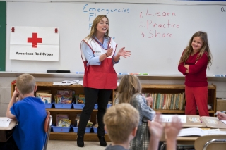 Photo of American Red Cross in the classroom