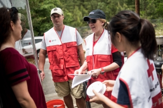 Photo of American Red Cross volunteers