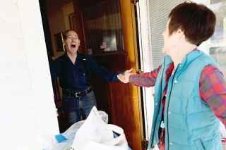 Photo of a happy client