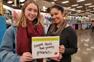 Photo of two women at a store