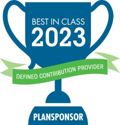 Best in Class 2023, Defined Contribution Provider, PLANSPONSOR